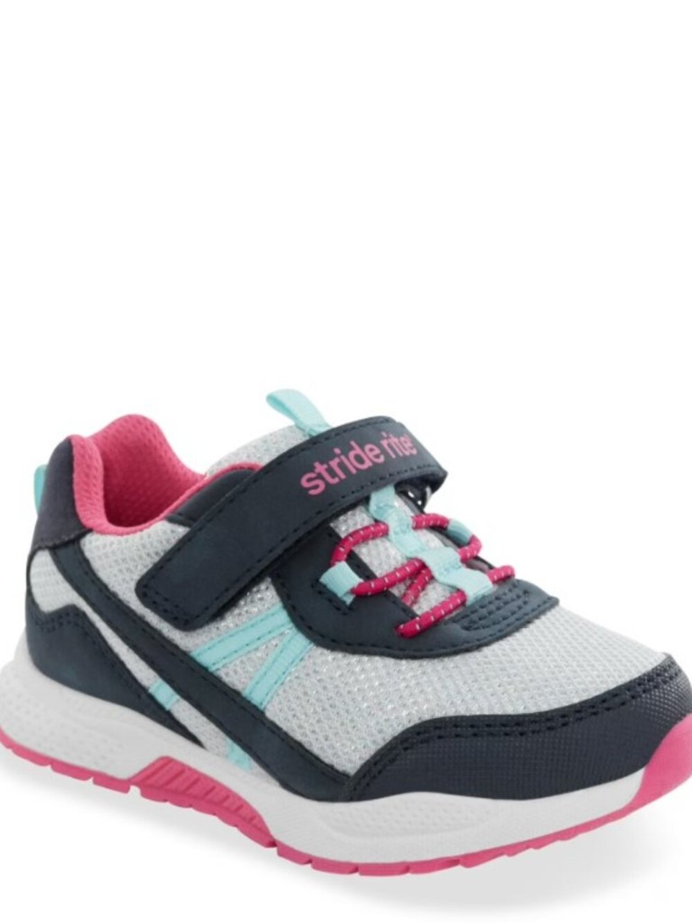 Kids Munchkin By Stride Rite Titan Gray & Pink Sneakers - Size 12
